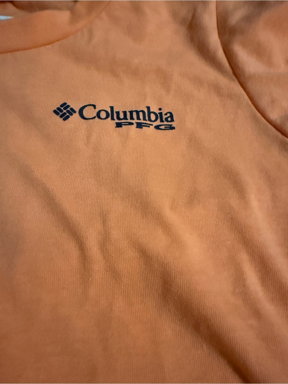 Columbia Orange Short Sleeve Graphic Tee